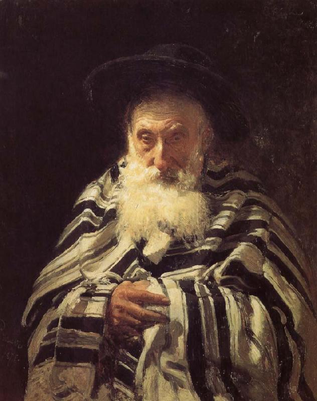 Ilia Efimovich Repin Great Jewish prayer Germany oil painting art